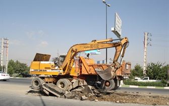 آغاز طرح اصلاح بریدگی های تندرو به کندرو بر روی رینگ میانی شهر ارومیه 