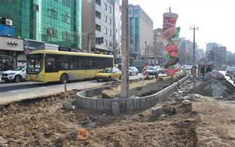 اصلاح هندسی خیابان شهید تمکین وش و ایجاد دوربرگردان در بلوار نبوت