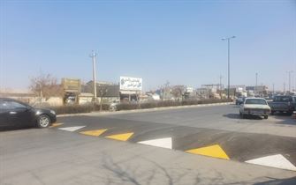 عملیات اجرای سرعت‌گیر و رنگ آمیزی در خیابان ساوالان به پایان رسید