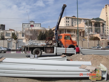 گزارش تصویری 1 از عملیات نصب تابلوهای راهنمای مسیر در سطح شهر ارومیه